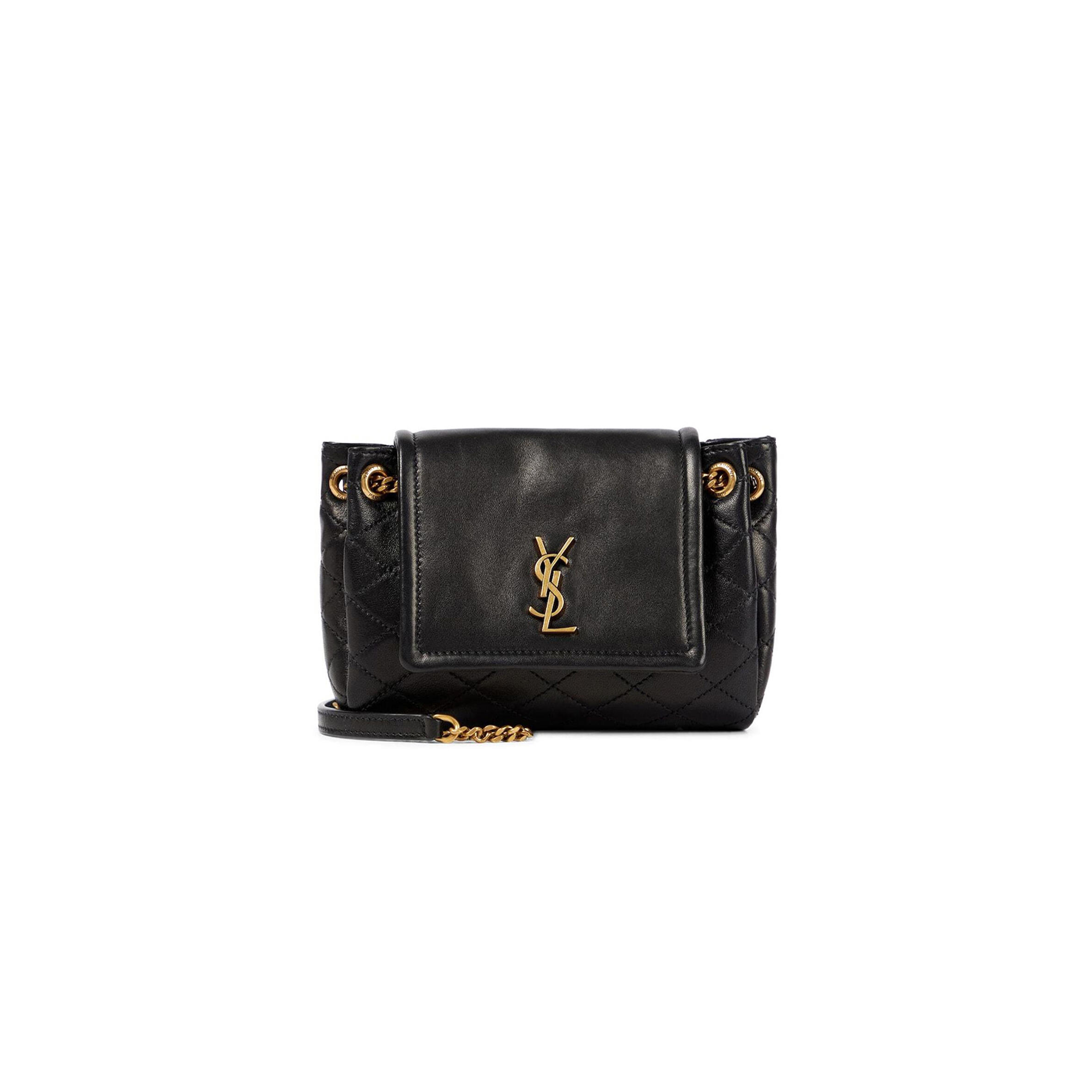 Y51 sac a bandouliere nolita mini en cuir femme de coloris noir (18*13*6cm)